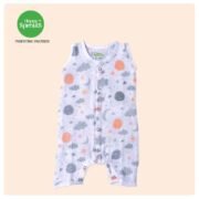 Happy Sprouts Baby MUSLIN ROMPER