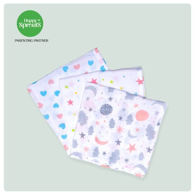 Happy Sprouts Baby Square Nappy