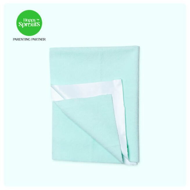 Happy Sprouts Baby dry sheet aqua marine