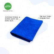 Happy Sprouts Baby dry sheet dark blue