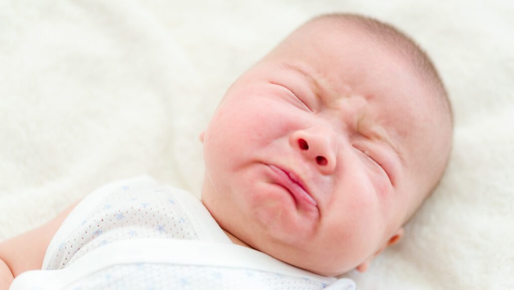An overheated baby becomes fussy, irritable & restless