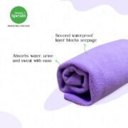 Happy Sprouts Baby dry sheet lilac
