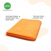 Happy Sprouts Baby dry sheet orange