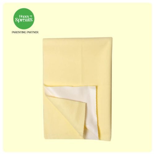 Happy Sprouts Baby dry sheet yellow