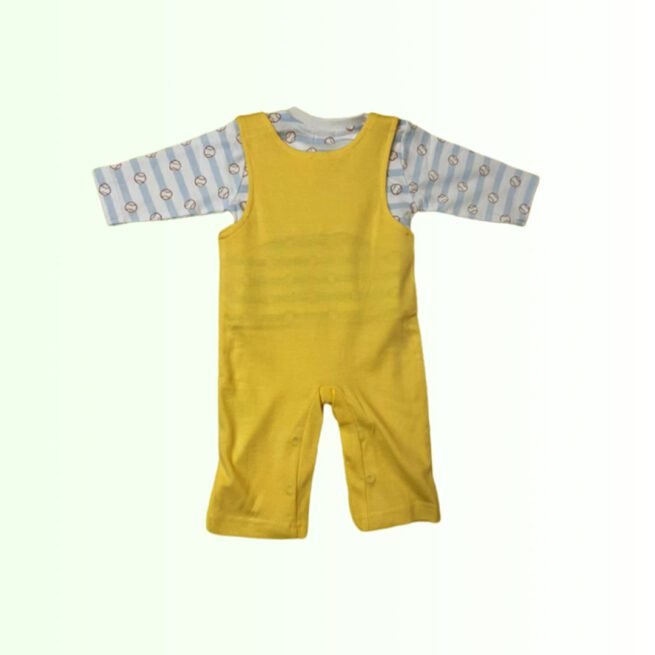 Sunny Lemon Delight kids Lemon Romper - Image 2