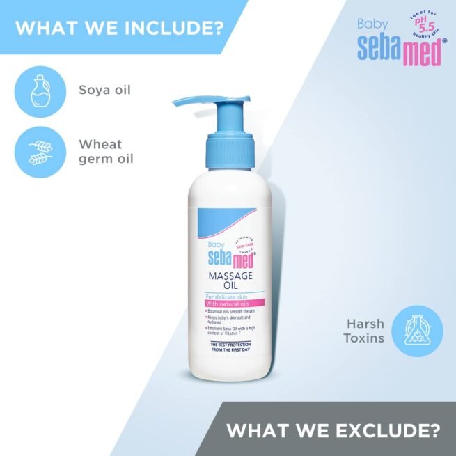 Sebamed Baby Massage Oil 150ml - Image 2