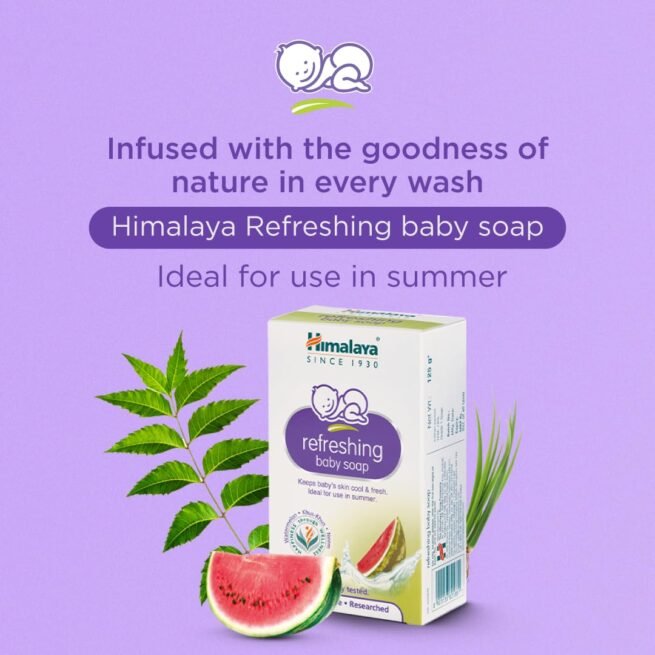 Himalaya Refreshing Baby Soap, 125g - Image 2