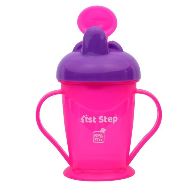 1ST STEP 180ml BPA Free Polypropylene Hard Spout Baby Sipper/Sippy Cup with Twin Handles for Easy Grip - Image 2