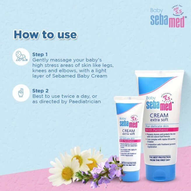 Sebamed Baby Cream Extra Soft (200ml) - Image 2