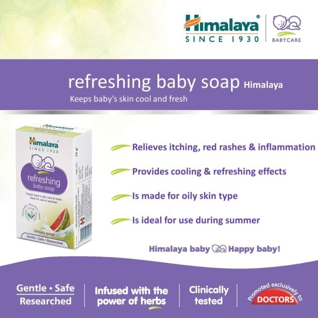 Himalaya Refreshing Baby Soap, 125g - Image 4