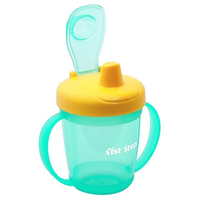 1st Step 250 Ml BPA Free Hard Spout Sipper (Mint Green, Polypropylene (PP)) - Image 5