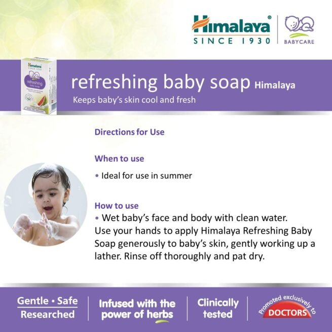 Himalaya Refreshing Baby Soap, 125g - Image 6