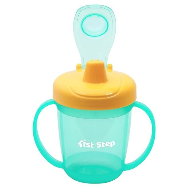 1st Step 250 Ml BPA Free Hard Spout Sipper (Mint Green, Polypropylene (PP)) - Image 7