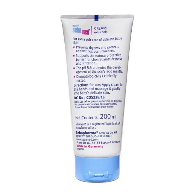 Sebamed Baby Cream Extra Soft (200ml) - Image 5