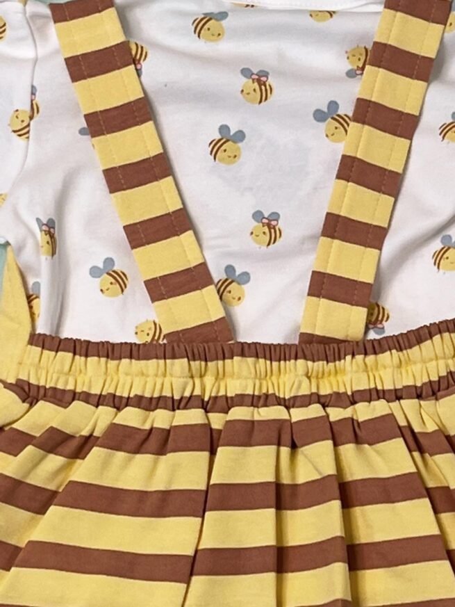 Sunshine Dreams: Yellow Mellow Cotton Frock for Kids - Image 8