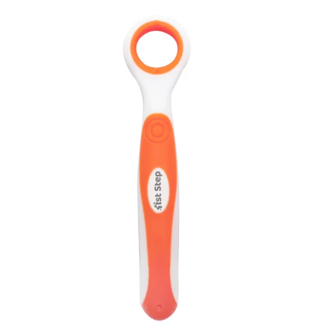 1st Step BPA Free Tongue Cleaner-Orange