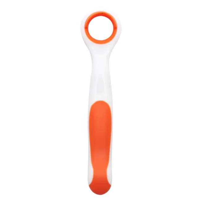 1st Step BPA Free Tongue Cleaner-Orange - Image 3