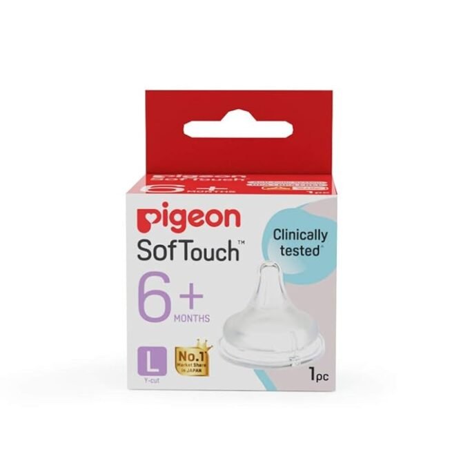 Pigeon Softtouch Peristaltic Plus Nipple L - Image 4