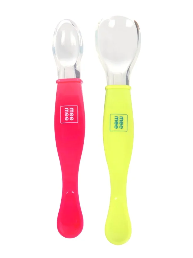 Mee Mee 3 in 1 Weaning Spoon 4m+ (Multicolour) - Image 2