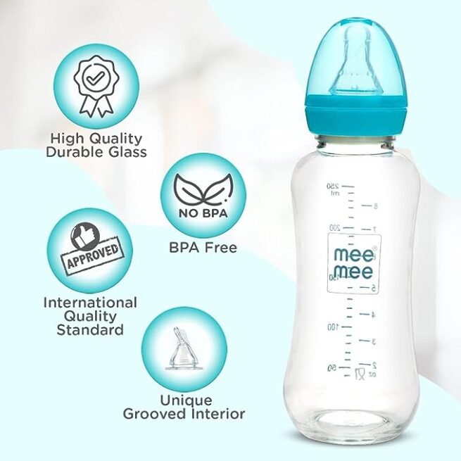 Mee Mee Premium Glass Feeding Bottle - Image 5