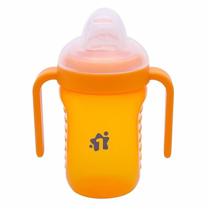 1st Step Matte Collection BPA Free Polypropylene Soft Spout Sipper with Twin Handles for Easy Grip - Image 9