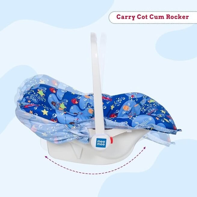 Mee Mee Cozy Baby Carry Cot & Rocking Chair - Image 5