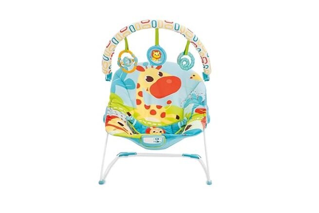 Mastela Toddlers to Newborn Baby Rocker Musical Bouncer Chair - Image 4