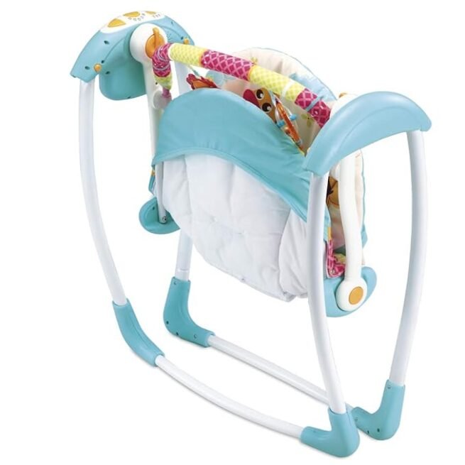 Mastela BG5063 Mastela Duluxe Portable Swing (Blue-6579), One Size - Image 4