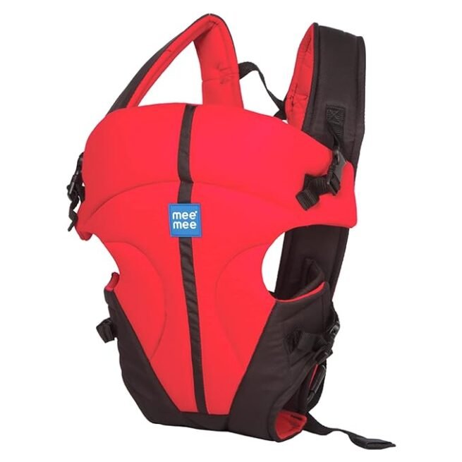 Mee Mee Elegant Lightweight & Adjustable Baby Sling Carrier with Padded Support (Red) - Image 5