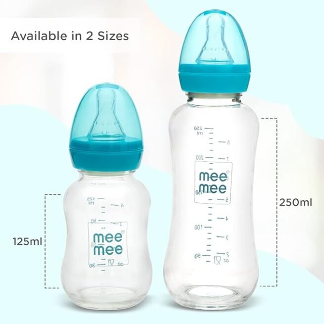 Mee Mee Premium Glass Feeding Bottle - Image 2