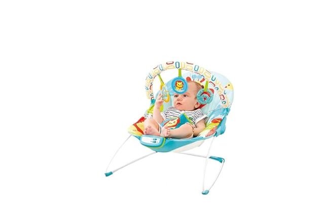 Mastela Toddlers to Newborn Baby Rocker Musical Bouncer Chair - Image 2