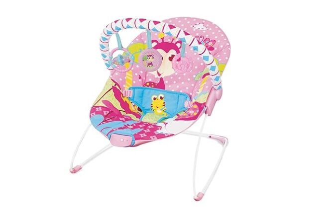 Mastela Soothing Vibration Bouncer Pink (6790) - Image 4