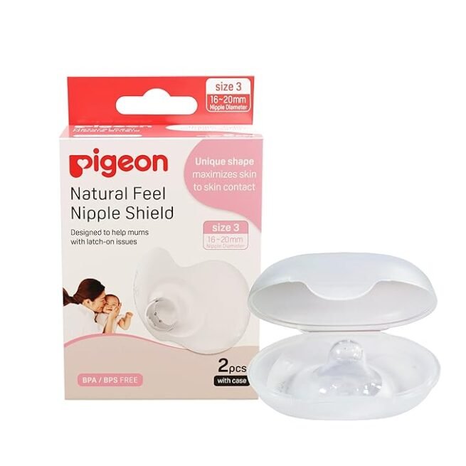 Pigeon Natural Feel Silicone Nipple Shield/Nipple Protector Size 3 - Image 5