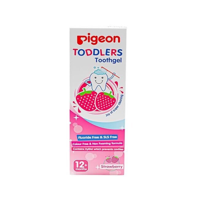 Pigeon Strawberry Toodlers Toothgel,For 12-24 Months - Image 4