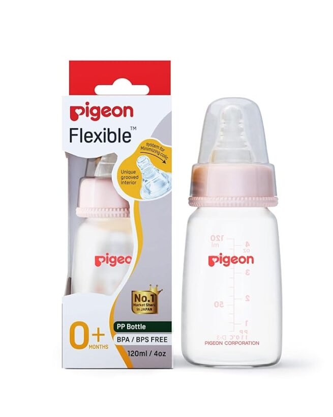 Pigeon Peristaltic Baby Nursing/Feeding Bottle KPP Nipple S,For 0+ Month Babies