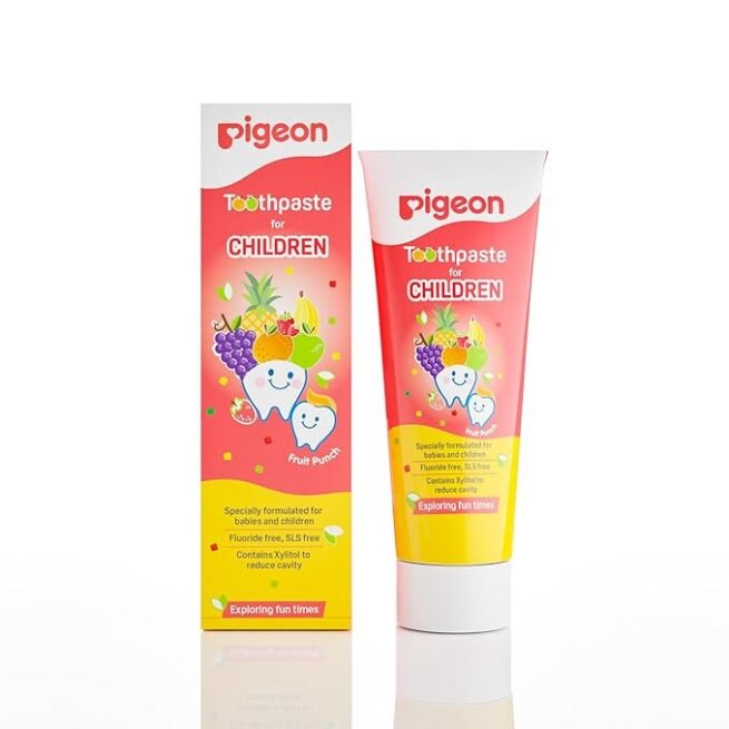 Pigeon Fruit Punch Toothpaste, For babies and Children Oral care 45g