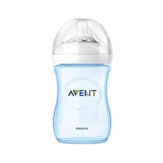 Philips Avent Natural 2. 0 Blue Feeding Bottle 260ml SCF035/10