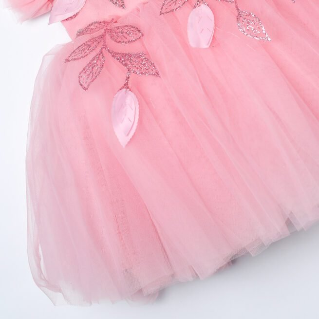 Jalaram Pink Party Frock for Girls - A Symphony of Pink Elegance - Image 2