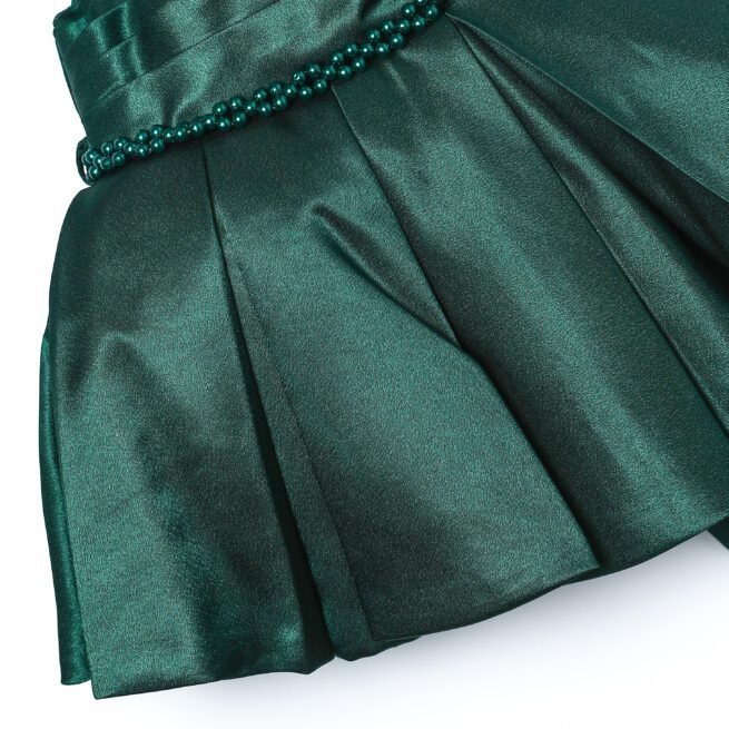 Jalaram Green Party Frock for Girls - A Symphony of Style and Comfort - Image 2