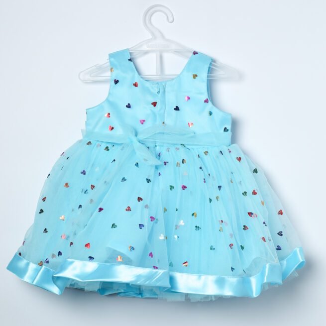 M PRINCESS Blue Party Frock - A Symphony of Elegance for Little Royalty - Image 5