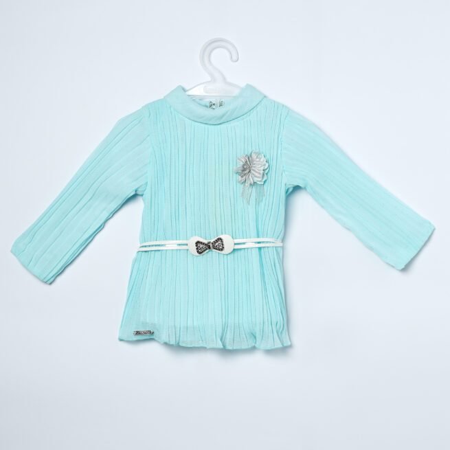 Little Dolly Light Blue Party Set Dress for Girls - A Whimsical Symphony of Style - Image 4