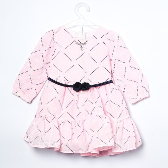 Little Dolly Pink Party Set Dress for Girls - A Symphony of Charm and Elegance - Image 4