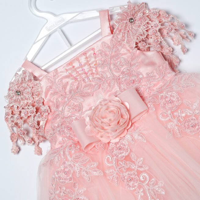 M PRINCESS Pink Party Frock - A Symphony of Elegance for Little Royalty - Image 2