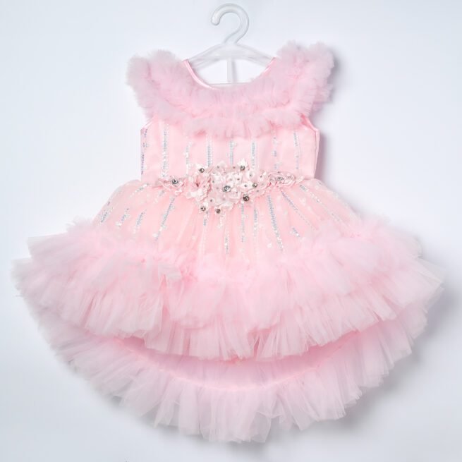 M PRINCESS Pink Party Frock - A Symphony of Elegance for Little Royalty