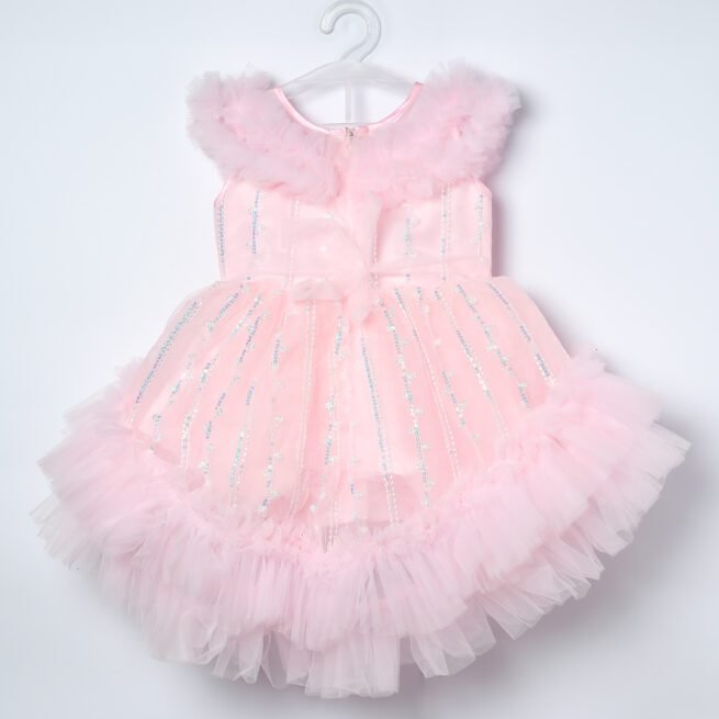 M PRINCESS Pink Party Frock - A Symphony of Elegance for Little Royalty - Image 5