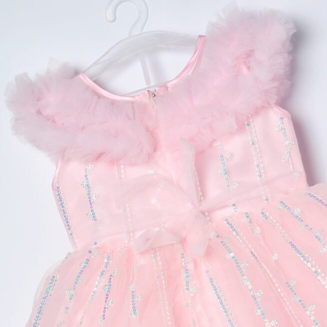 M PRINCESS Pink Party Frock - A Symphony of Elegance for Little Royalty - Image 2