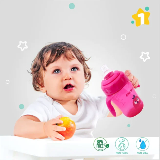 1st Step 210ml Birdie BPA Free Non-SpiII Interchangeable Sipper - Image 3