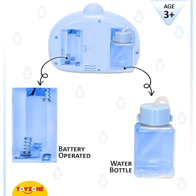 Toyzone Penguin Bubble Camera-57185 | Portable Bubble Maker - Image 2