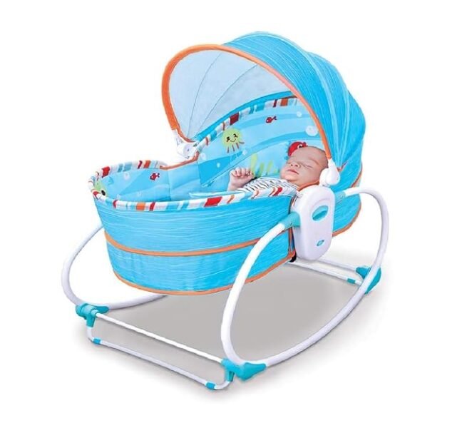 Mastela 5 in 1 Baby Bassinet Rocker Rocking Napper, Bounce, Chair