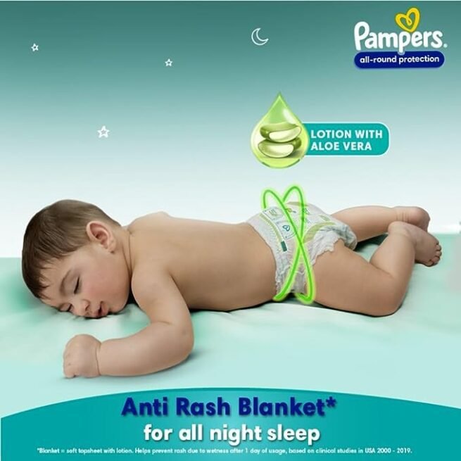 Pampers All round Protection Pants, Small size baby Diapers, (S) 32 Count - Image 3